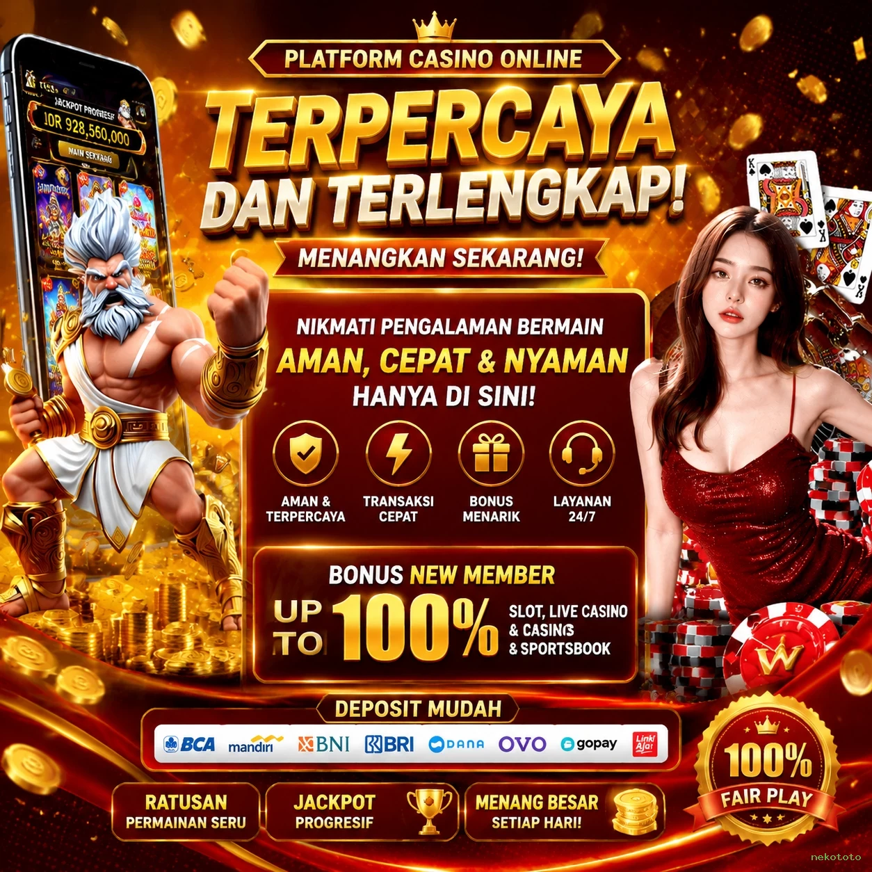 Berbagai Jenis Permainan yang Tersedia di nekototo